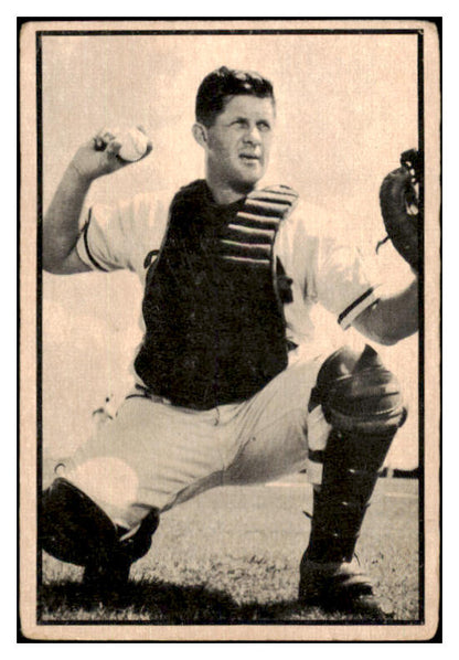 1953 Bowman Black & White Baseball #034 Ebba St. Claire Braves VG 528773