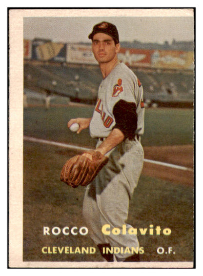 1957 Topps Baseball #212 Rocky Colavito Indians GD-VG 528991