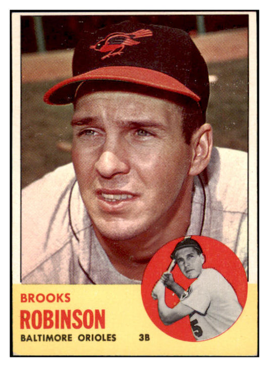 1963 Topps Baseball #345 Brooks Robinson Orioles EX-MT 529177