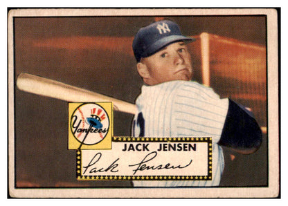 1952 Topps Baseball #122 Jackie Jensen Yankees VG-EX 529330