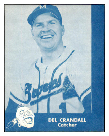 1960 Lake To Lake Del Crandall Braves EX-MT 529542