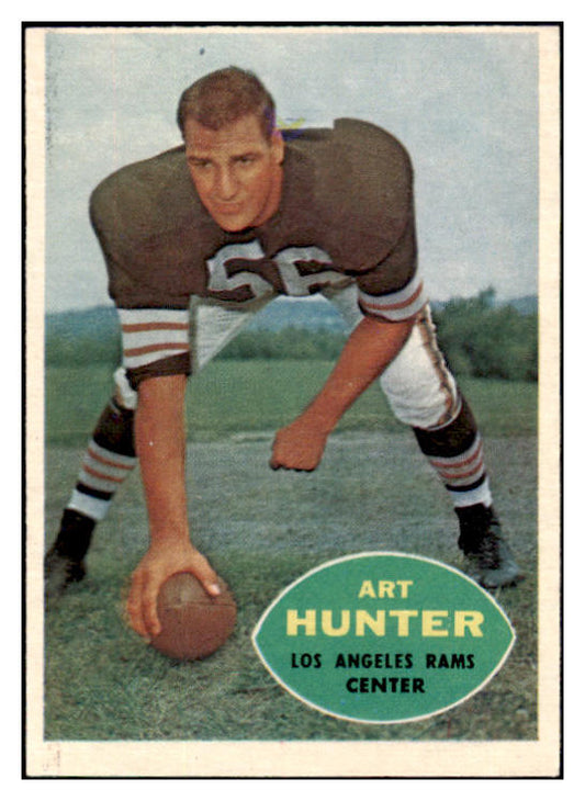 1960 Topps Football #067 Art Hunter Rams EX-MT 529740