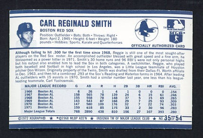 1972 Kelloggs #035 Reggie Smith Red Sox NR-MT 530086
