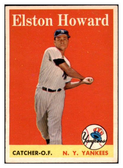 1958 Topps Baseball #275 Elston Howard Yankees EX-MT 530210