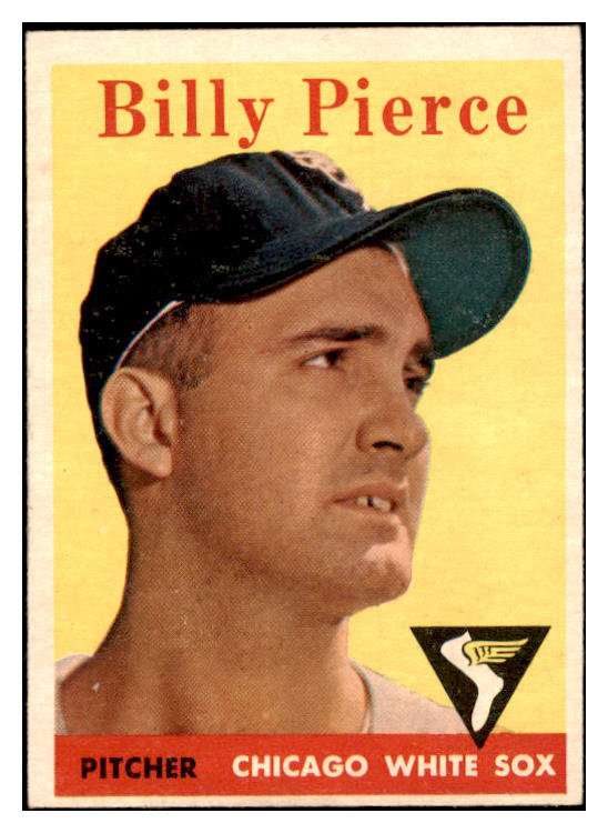 1958 Topps Baseball #050 Billy Pierce White Sox EX-MT 530226