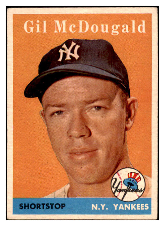 1958 Topps Baseball #020 Gil McDougald Yankees EX-MT 530240