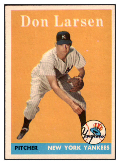 1958 Topps Baseball #161 Don Larsen Yankees NR-MT 530278