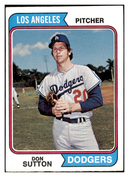 1974 Topps Baseball #220 Don Sutton Dodgers EX-MT 530296