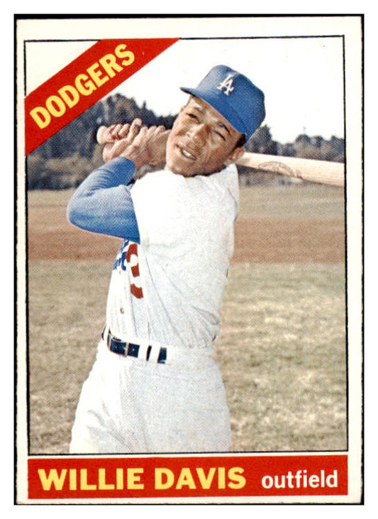 1966 Topps Baseball #535 Willie Davis Dodgers EX-MT 530335