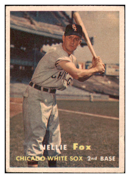 1957 Topps Baseball #038 Nellie Fox White Sox VG 530534