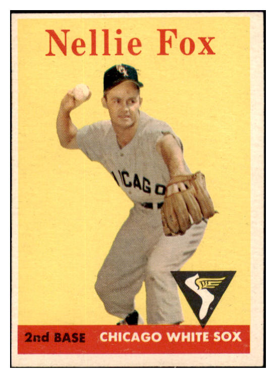 1958 Topps Baseball #400 Nellie Fox White Sox EX-MT 530542