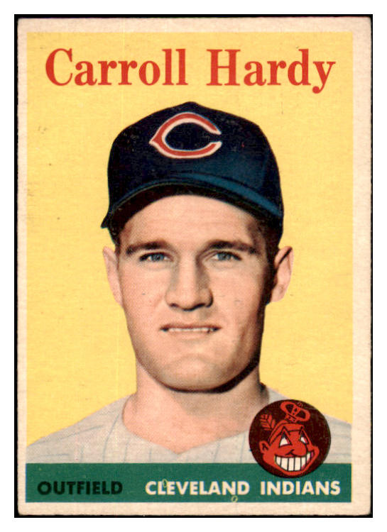 1958 Topps Baseball #446 Carroll Hardy Indians EX+/EX-MT 530555