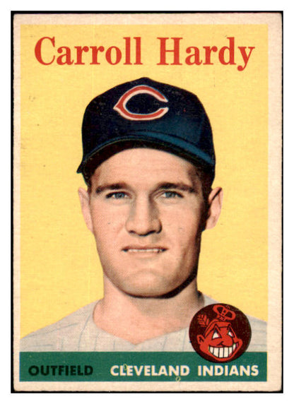 1958 Topps Baseball #446 Carroll Hardy Indians EX+/EX-MT 530555