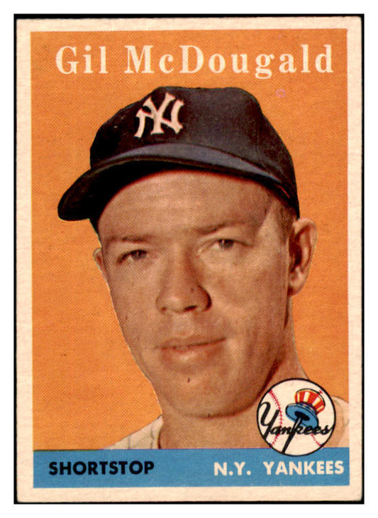 1958 Topps Baseball #020 Gil McDougald Yankees VG-EX 530588