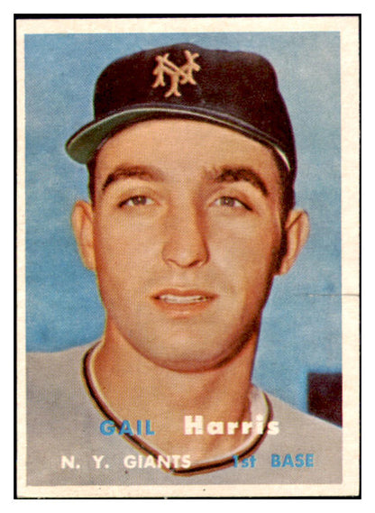 1957 Topps Baseball #281 Gail Harris Giants GD-VG 530599