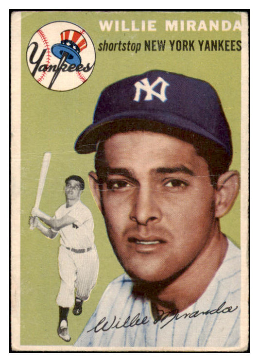 1954 Topps Baseball #056 Willie Miranda Yankees VG-EX 530659