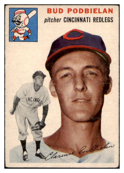 1954 Topps Baseball #069 Bud Podbielan Reds VG-EX 530665