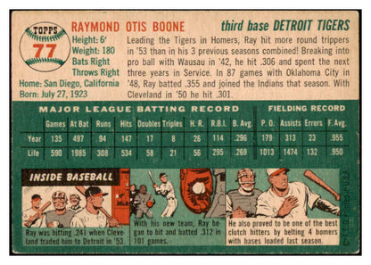 1954 Topps Baseball #077 Ray Boone Tigers VG-EX 530669