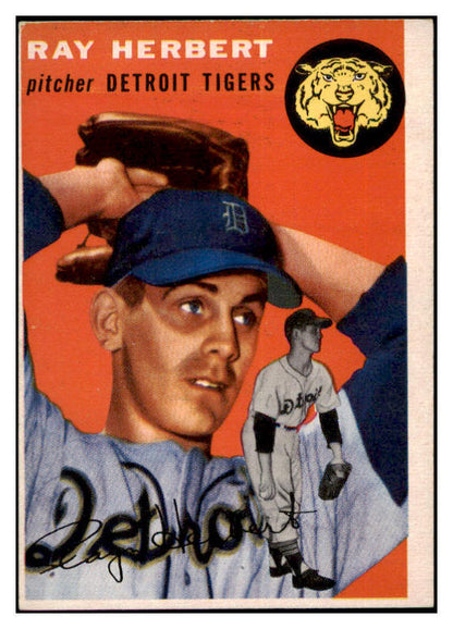 1954 Topps Baseball #190 Ray Herbert Tigers VG-EX 530722