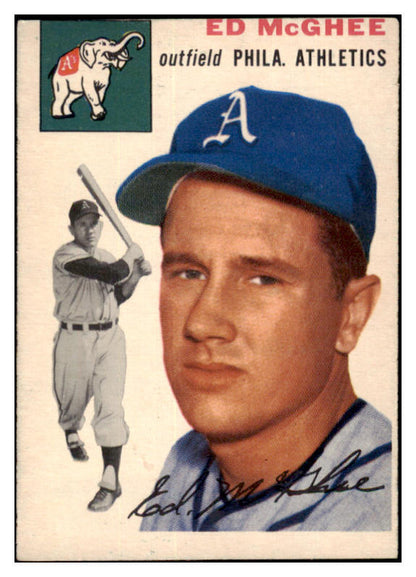 1954 Topps Baseball #215 Ed McGhee A's VG-EX 530735