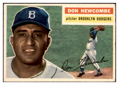 1956 Topps Baseball #235 Don Newcombe Dodgers EX+/EX-MT 530758