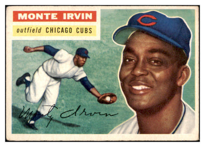 1956 Topps Baseball #194 Monte Irvin Cubs VG-EX 530789