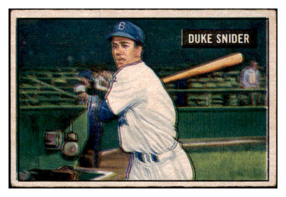 1951 Bowman Baseball #032 Duke Snider Dodgers VG-EX 530863