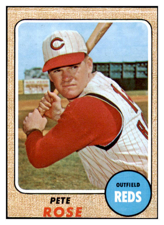 1968 Topps Baseball #230 Pete Rose Reds EX-MT 530918