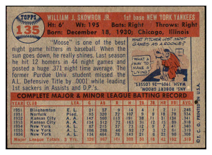 1957 Topps Baseball #135 Bill Skowron Yankees EX-MT 530970