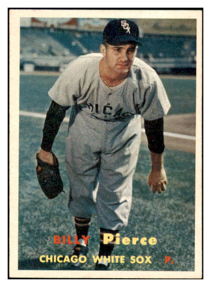 1957 Topps Baseball #160 Billy Pierce White Sox EX-MT 531022