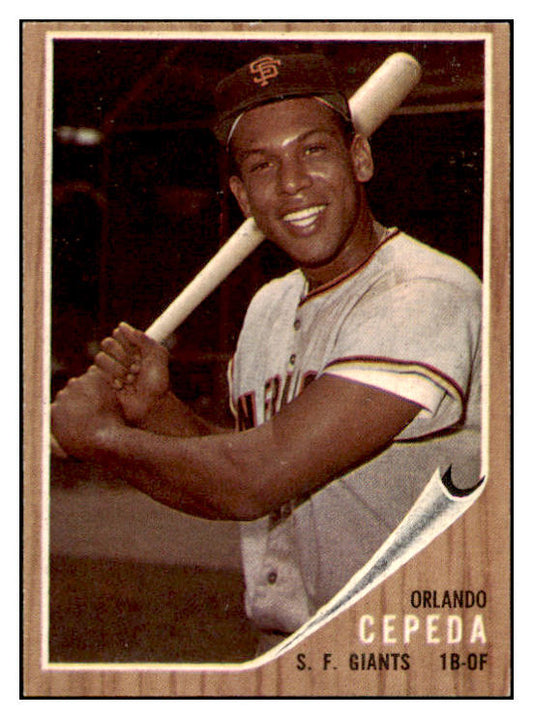 1962 Topps Baseball #040 Orlando Cepeda Giants EX-MT 531039