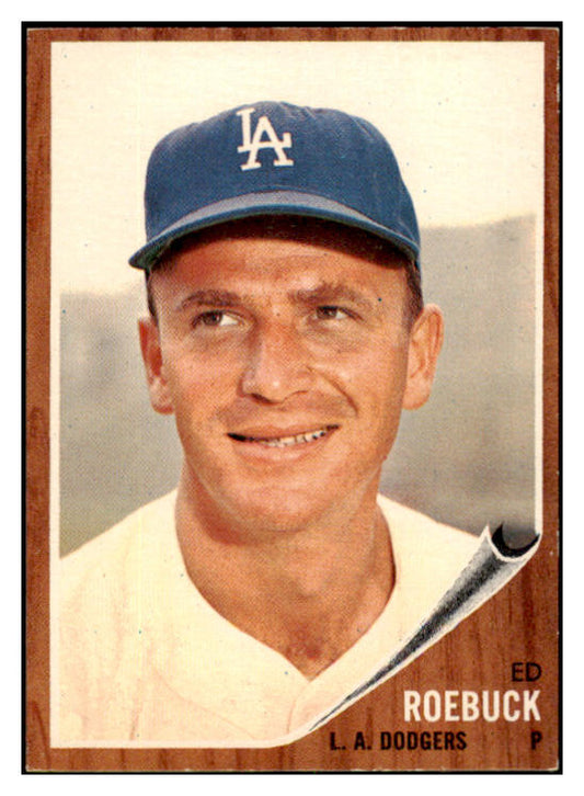 1962 Topps Baseball #535 Ed Roebuck Dodgers EX-MT 531089
