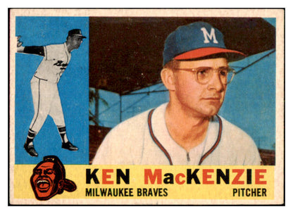 1960 Topps Baseball #534 Ken MacKenzie Braves EX-MT 531202