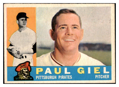 1960 Topps Baseball #526 Paul Giel Pirates EX-MT 531203
