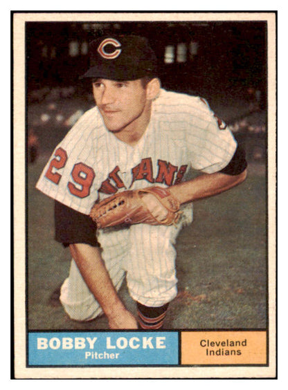1961 Topps Baseball #537 Bobby Locke Indians NR-MT 531268