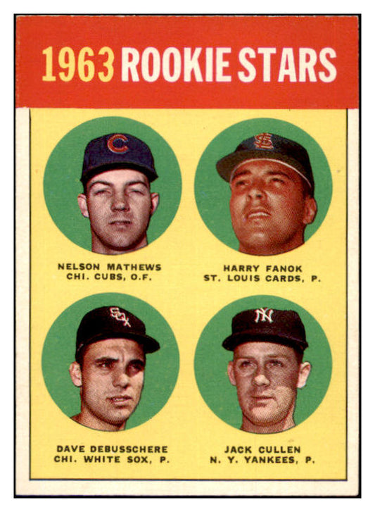 1963 Topps Baseball #054 Dave DeBusschere White Sox VG-EX 531311