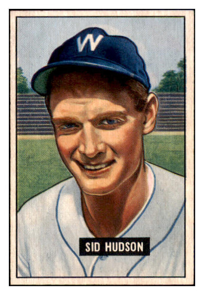 1951 Bowman Baseball #169 Sid Hudson Senators EX-MT 531438