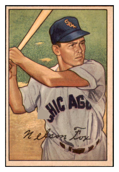 1952 Bowman Baseball #021 Nellie Fox White Sox EX-MT 531544