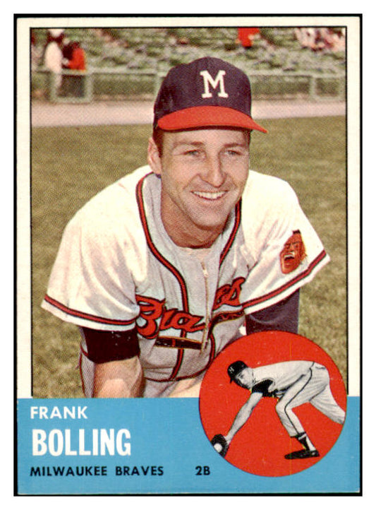 1963 Topps Baseball #570 Frank Bolling Braves EX-MT 531560