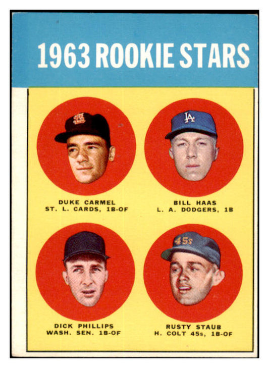 1963 Topps Baseball #544 Rusty Staub Colt .45s EX-MT 531602