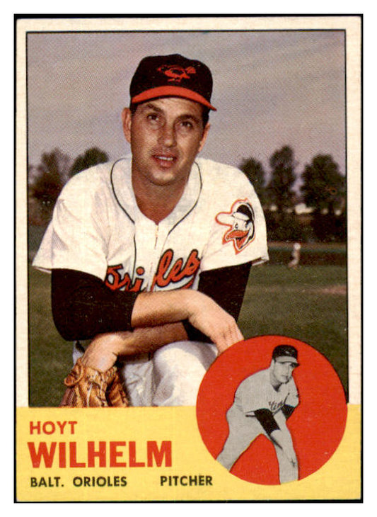1963 Topps Baseball #108 Hoyt Wilhelm Orioles EX-MT 531626