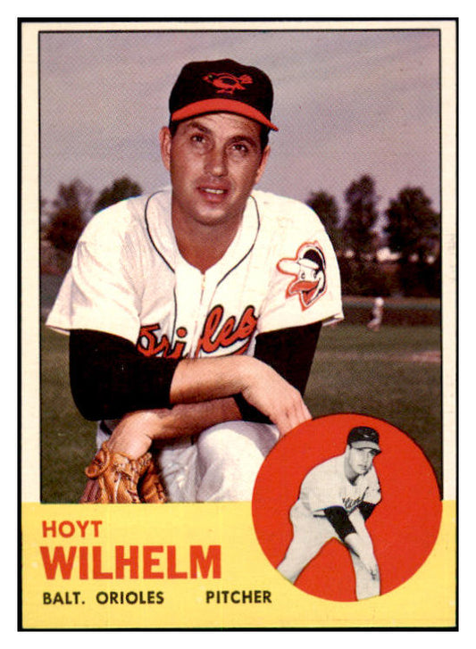 1963 Topps Baseball #108 Hoyt Wilhelm Orioles EX-MT 531646