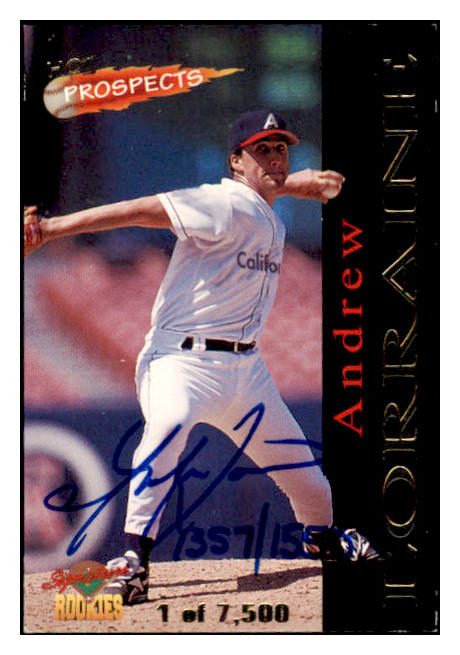 1995 Signature #HP3 Andrew Lorraine Angels Signed Autographed 532063