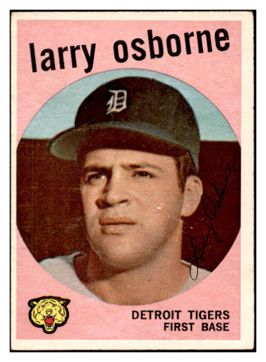 1959 Topps Baseball #524 Larry Osborne Tigers VG-EX 532417