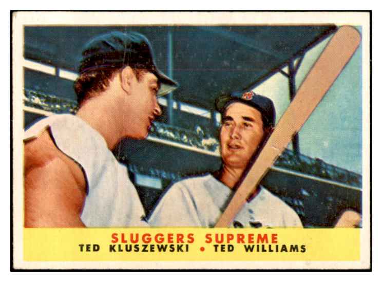 1958 Topps Baseball #321 Ted Williams Ted Kluszewski GD-VG 532463