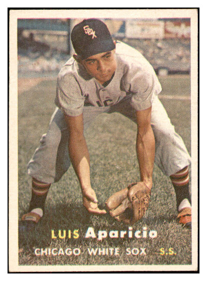1957 Topps Baseball #007 Luis Aparicio White Sox EX-MT 532467