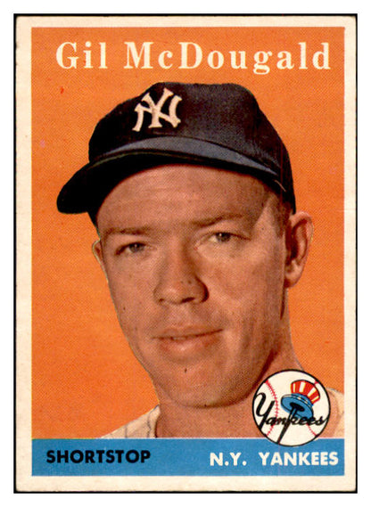 1958 Topps Baseball #020 Gil McDougald Yankees VG-EX 532495