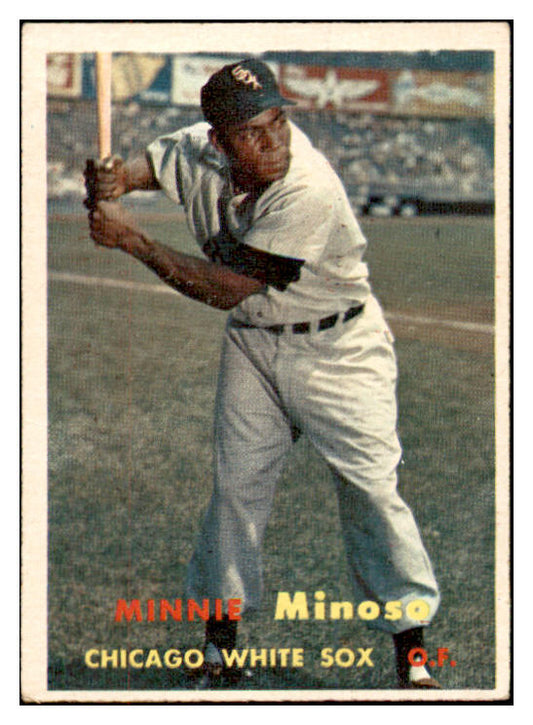 1957 Topps Baseball #138 Minnie Minoso White Sox EX 532511