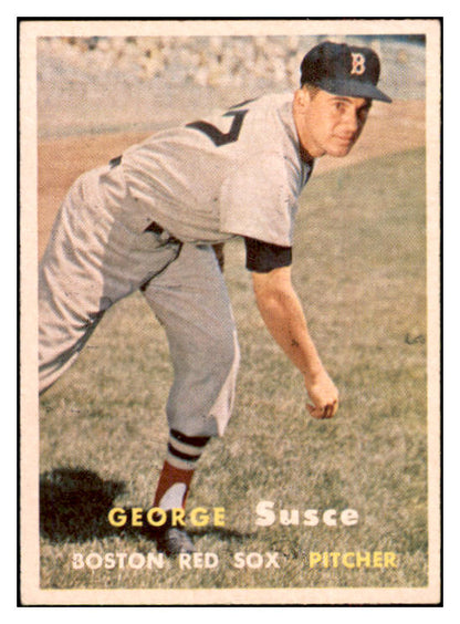 1957 Topps Baseball #229 George Susce Red Sox EX-MT 532562