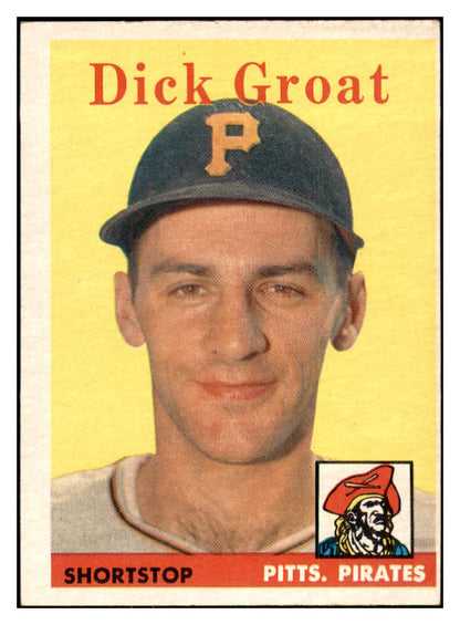 1958 Topps Baseball #045 Dick Groat Pirates VG-EX 532741